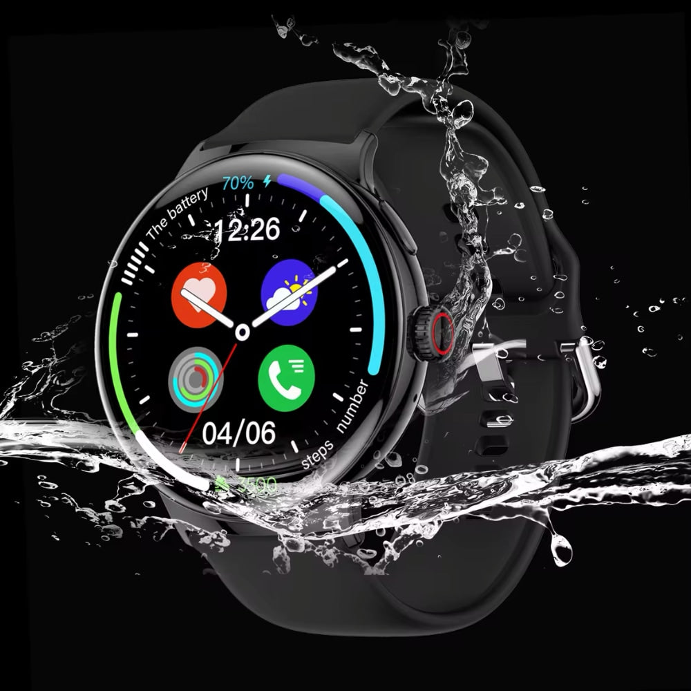 Aqua Smartwatch AT750 | Monitor Tętna, Wodoodporny, 1,43 Dotykowy Ekran 3