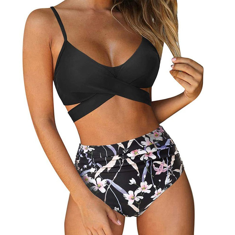 Bella Bikini Damskie | Kolorowe, Wysoki Stan 0