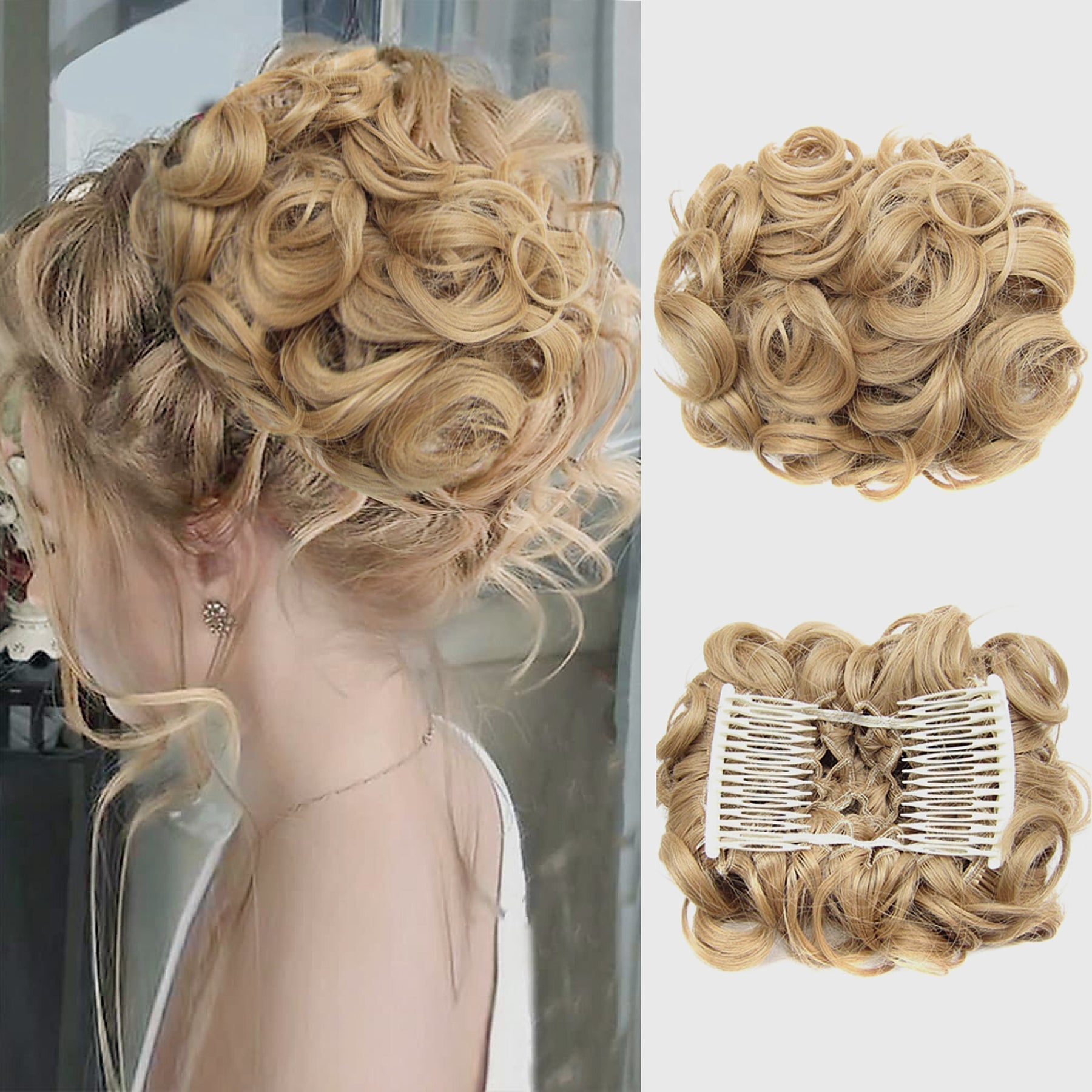 Koko Hair Tie | Elastyczna Nić, Wysokiej Jakości Syntetyczne Włosy 11