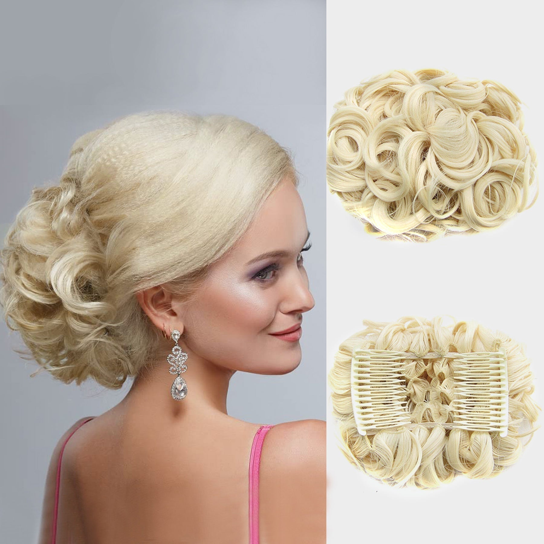 Koko Hair Tie | Elastyczna Nić, Wysokiej Jakości Syntetyczne Włosy 13