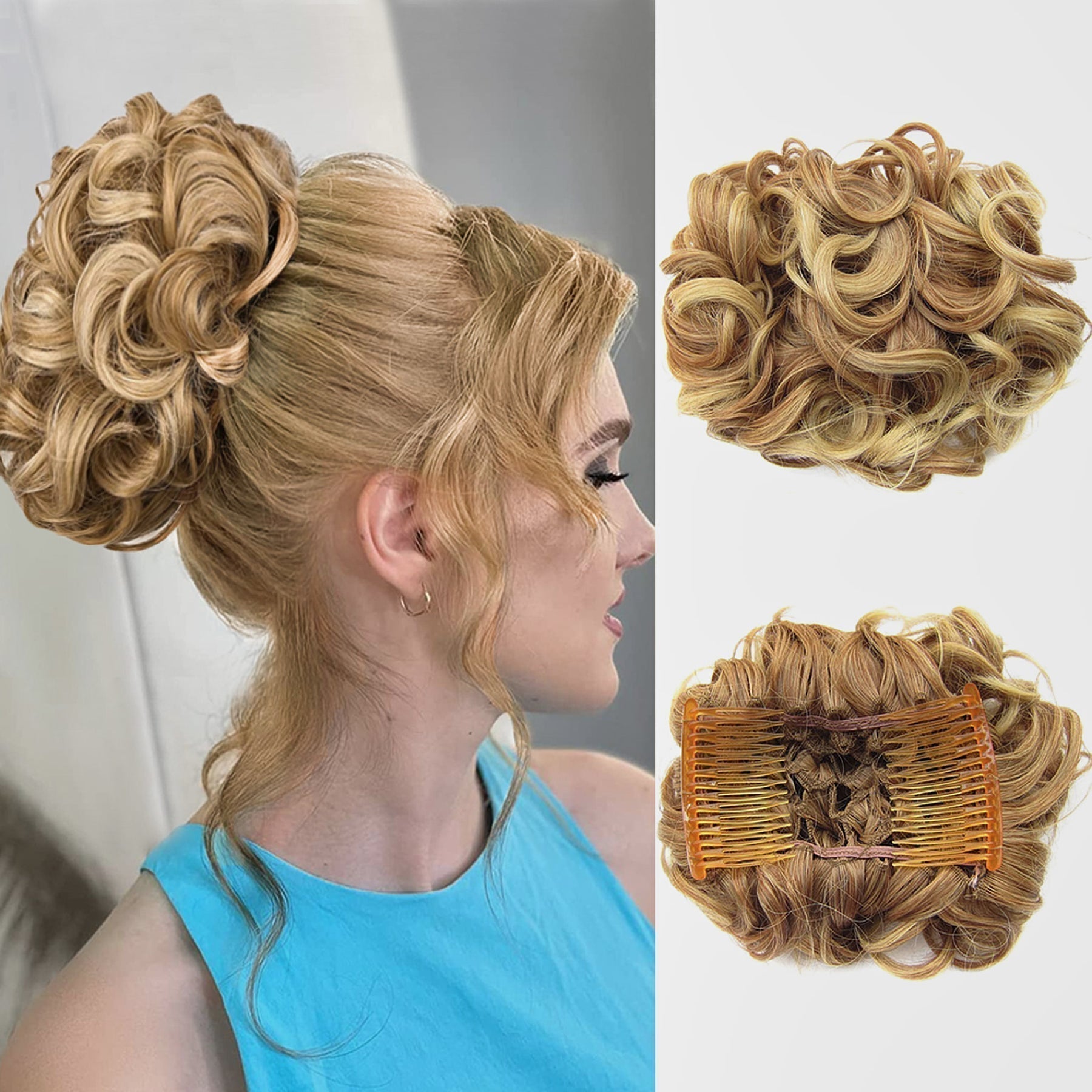 Koko Hair Tie | Elastyczna Nić, Wysokiej Jakości Syntetyczne Włosy 21