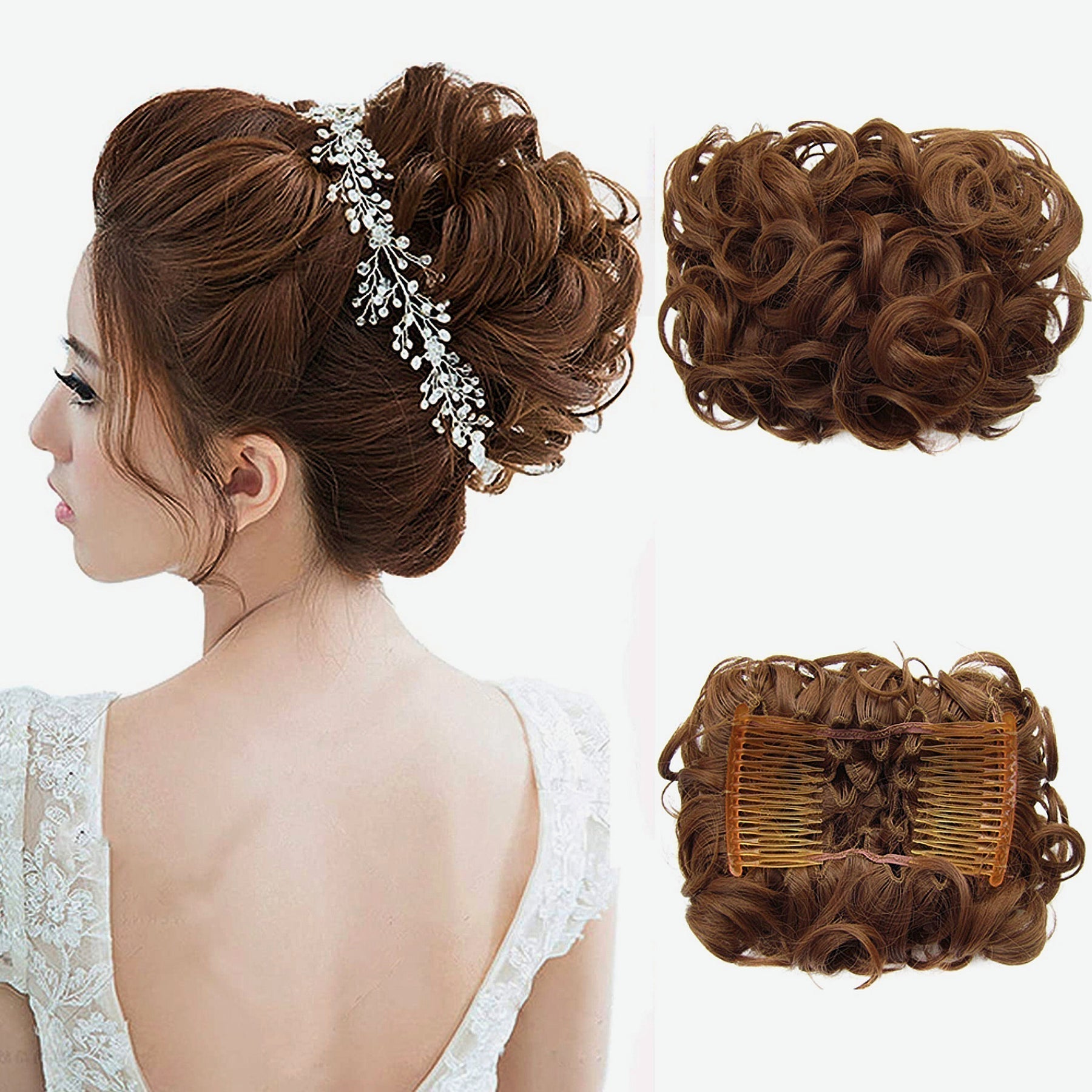 Koko Hair Tie | Elastyczna Nić, Wysokiej Jakości Syntetyczne Włosy 8
