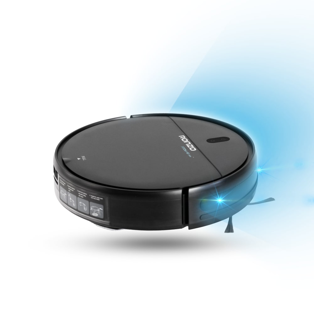 Ronzo Atom IQ Odkurzacz Automatyczny | Samosprzątający, Dla Alergika, WiFi 3