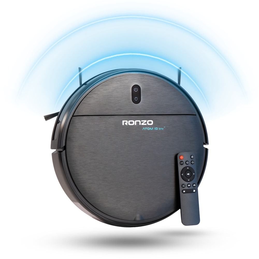 Ronzo Atom IQ Odkurzacz Automatyczny | Samosprzątający, Dla Alergika, WiFi 7