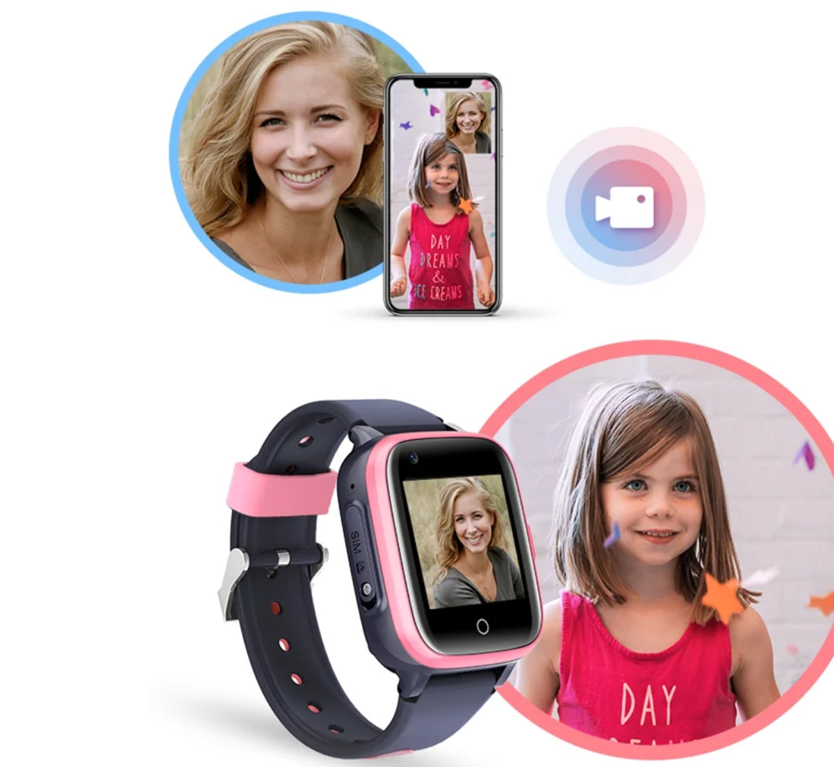 SmartKid Zegarek Dziecięcy | GPS, Wodoodporny, Karta SIM, Aparat 3
