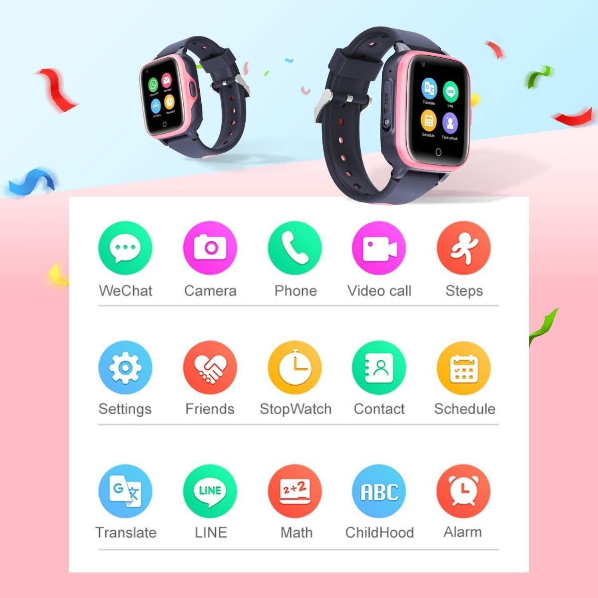 SmartKid Zegarek Dziecięcy | GPS, Wodoodporny, Karta SIM, Aparat 4