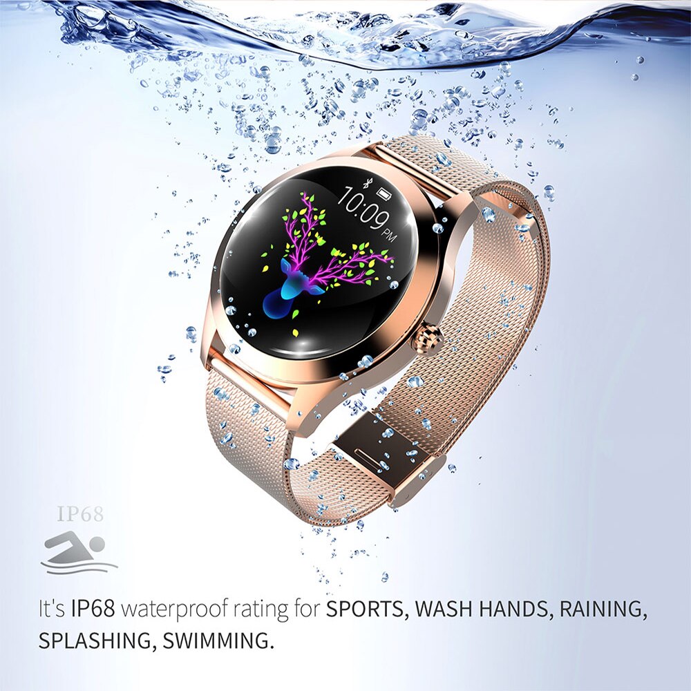 Smart Gold Zegarek Damski Smartwatch | Stal Nierdzewna, Wodoodporny, Monitorowanie Aktywności 4