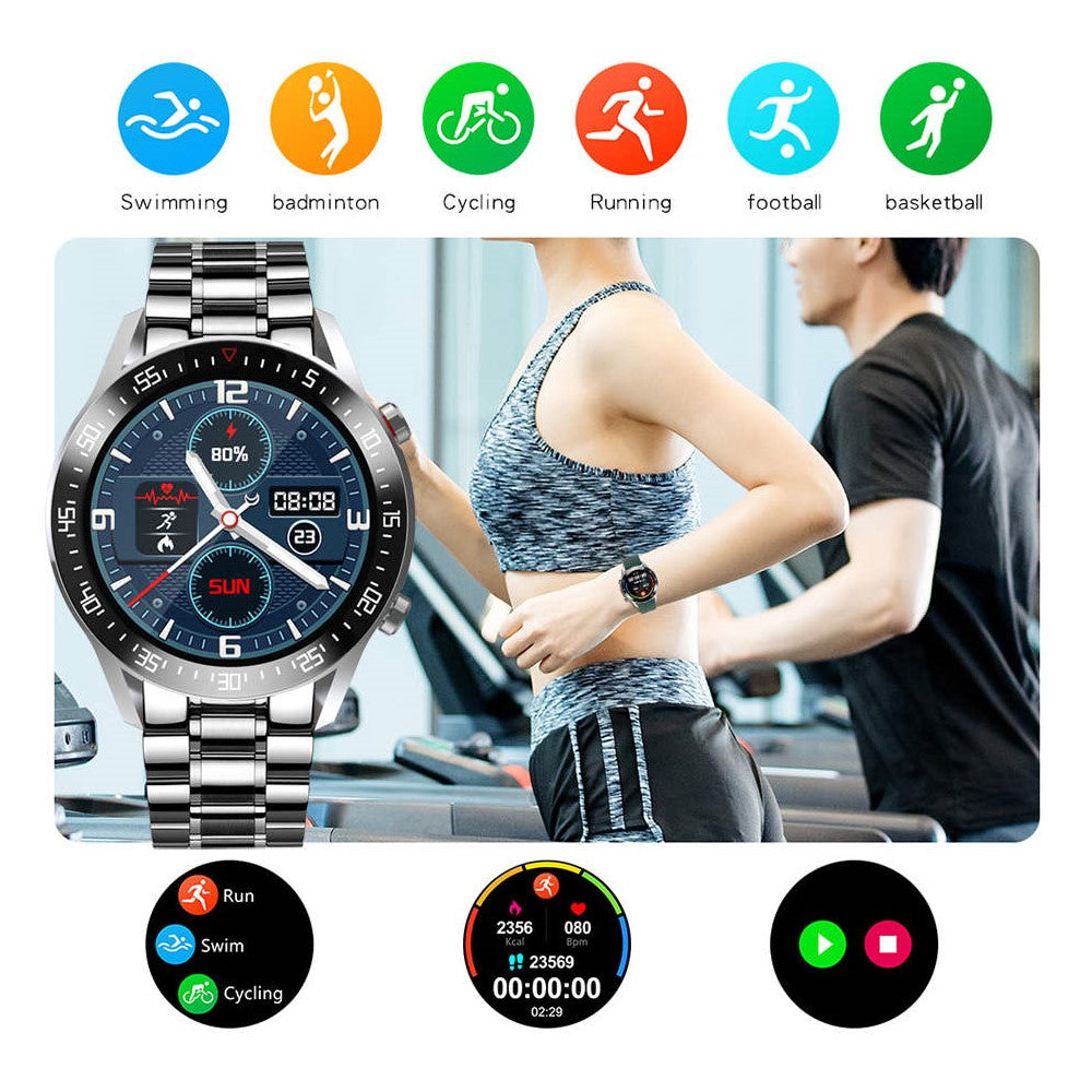 Smart Steel Watch | Wodoodporny, 1,4 cala Wyświetlacz, Monitor Tętna, Smartwatch Damski 2