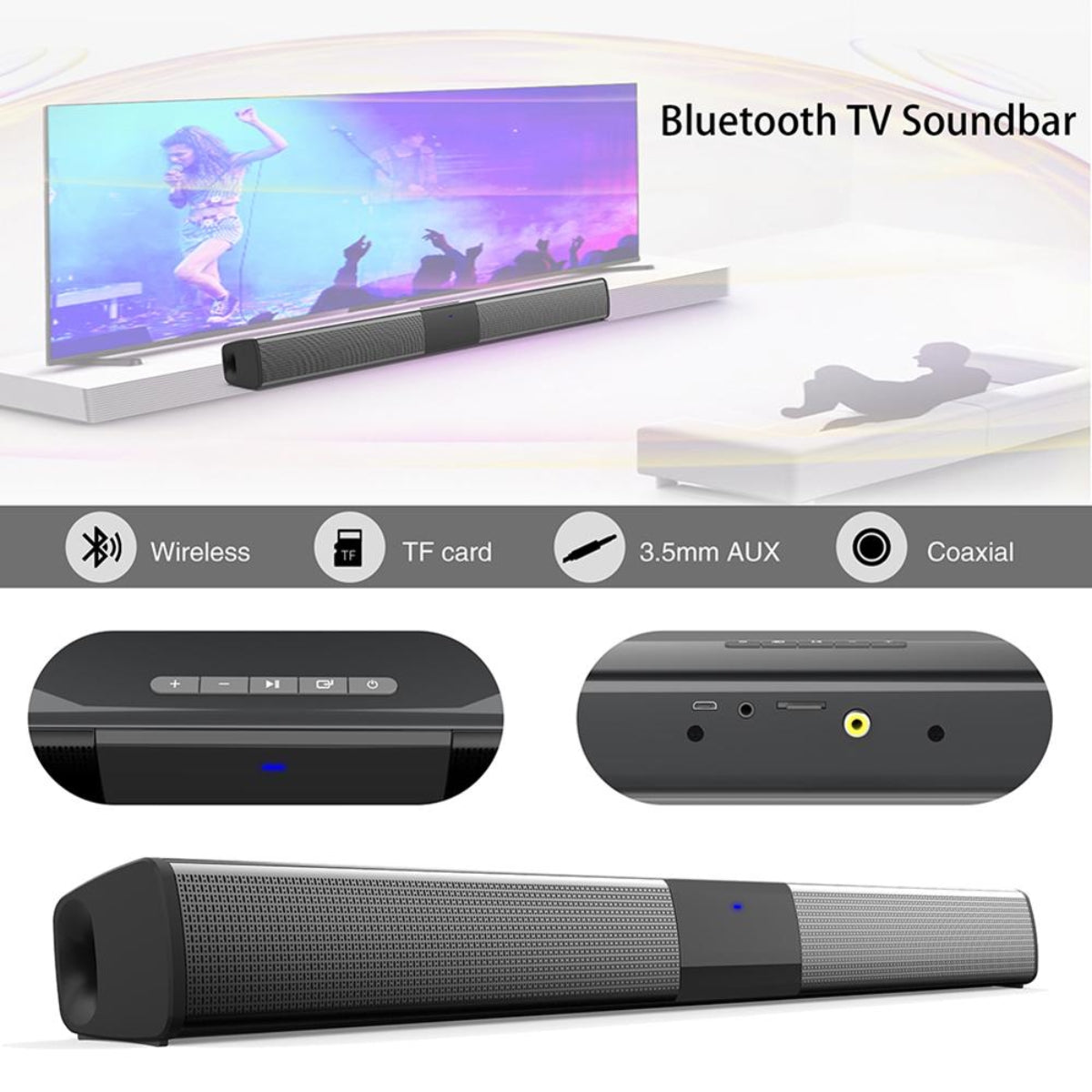 SonicLine 4.0 Soundbar | Dźwięk Przestrzenny, Bluetooth, 120W 2