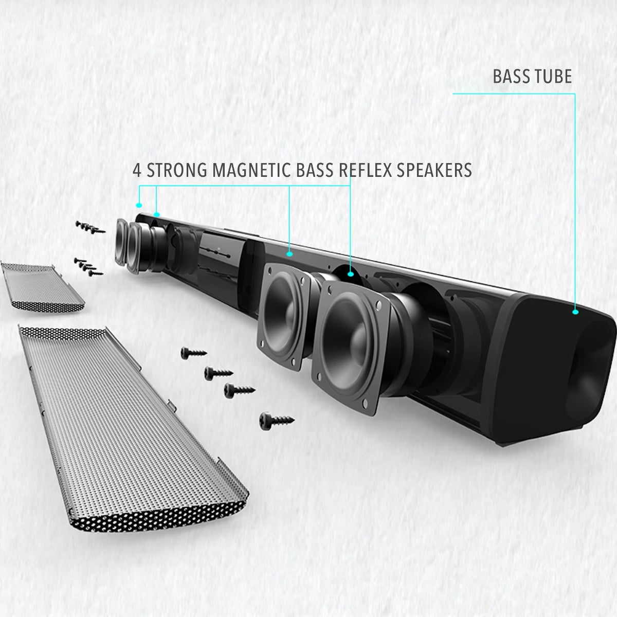 SonicLine 4.0 Soundbar | Dźwięk Przestrzenny, Bluetooth, 120W 4