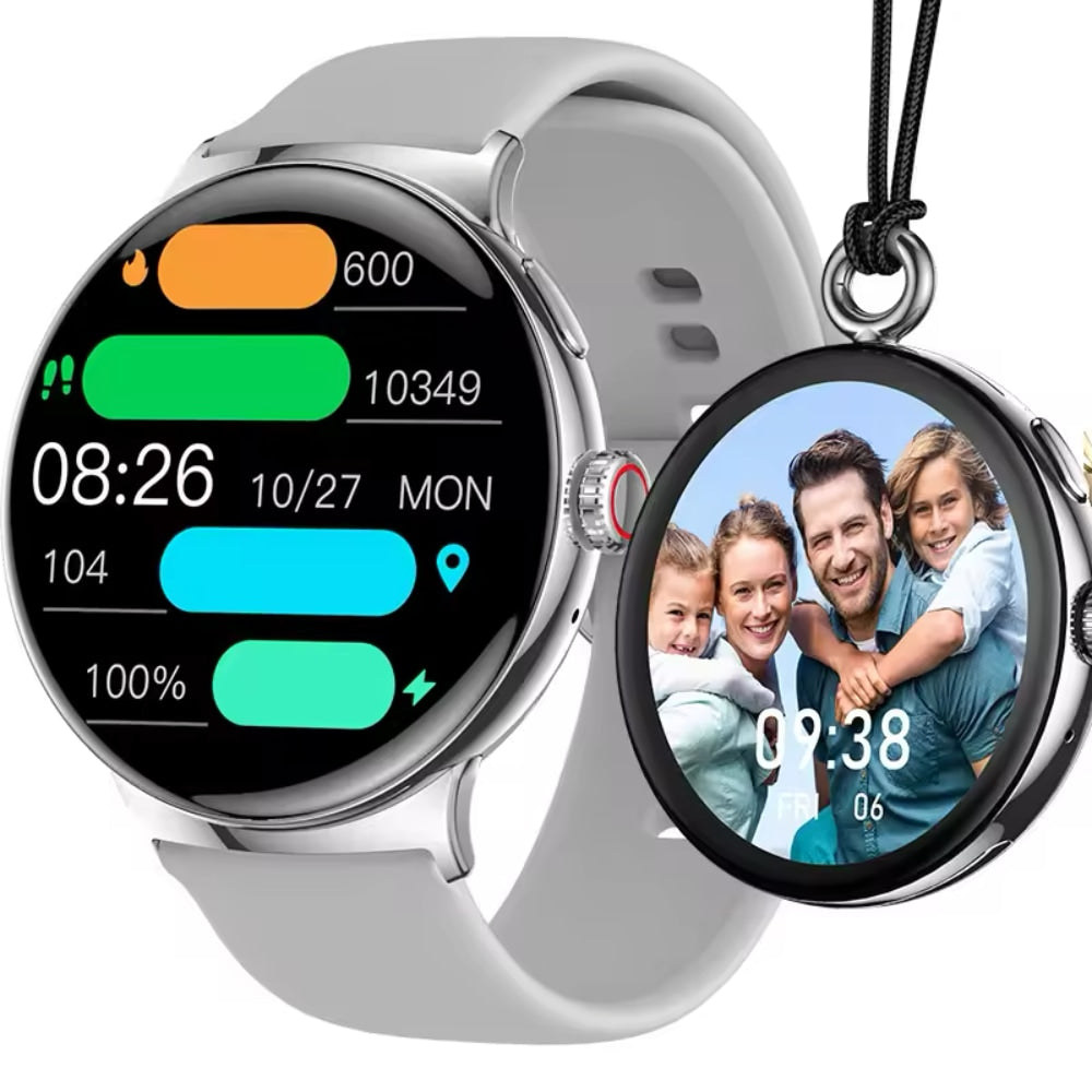 Aqua Smartwatch AT750 | Monitor Tętna, Wodoodporny, 1,43 Dotykowy Ekran 4