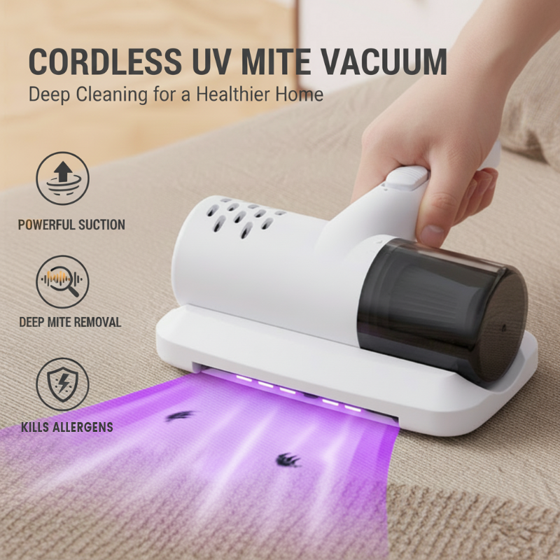 Bioro Odkurzacz UV | Bezprzewodowy, Wysoka Moc, Sterylizacja UV-C 1