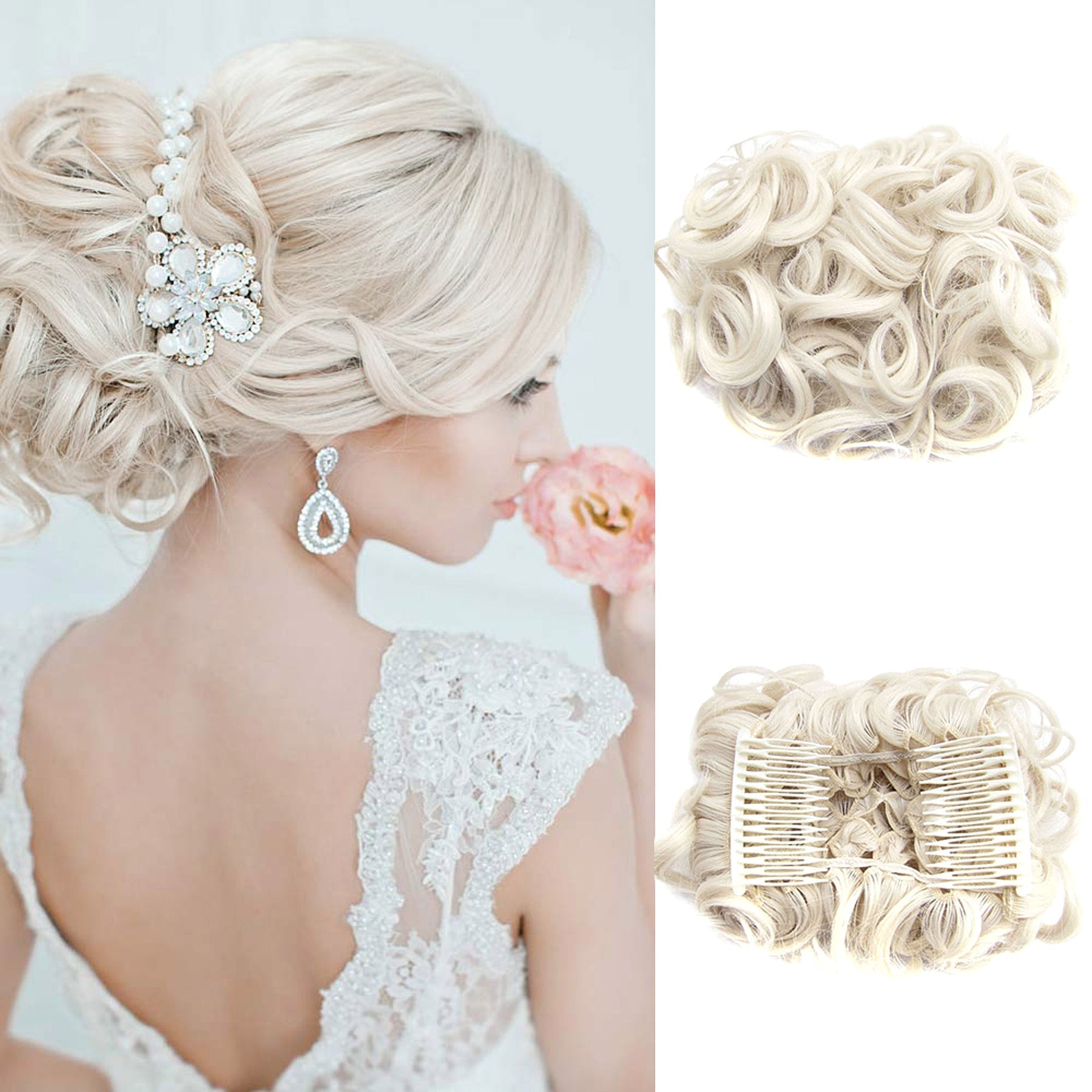 Koko Hair Tie | Elastyczna Nić, Wysokiej Jakości Syntetyczne Włosy 10