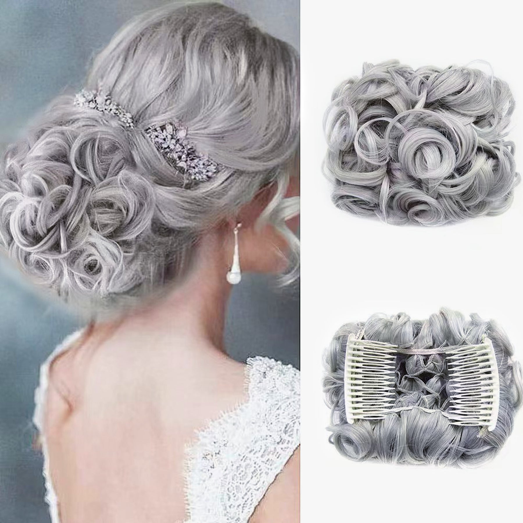 Koko Hair Tie | Elastyczna Nić, Wysokiej Jakości Syntetyczne Włosy 12