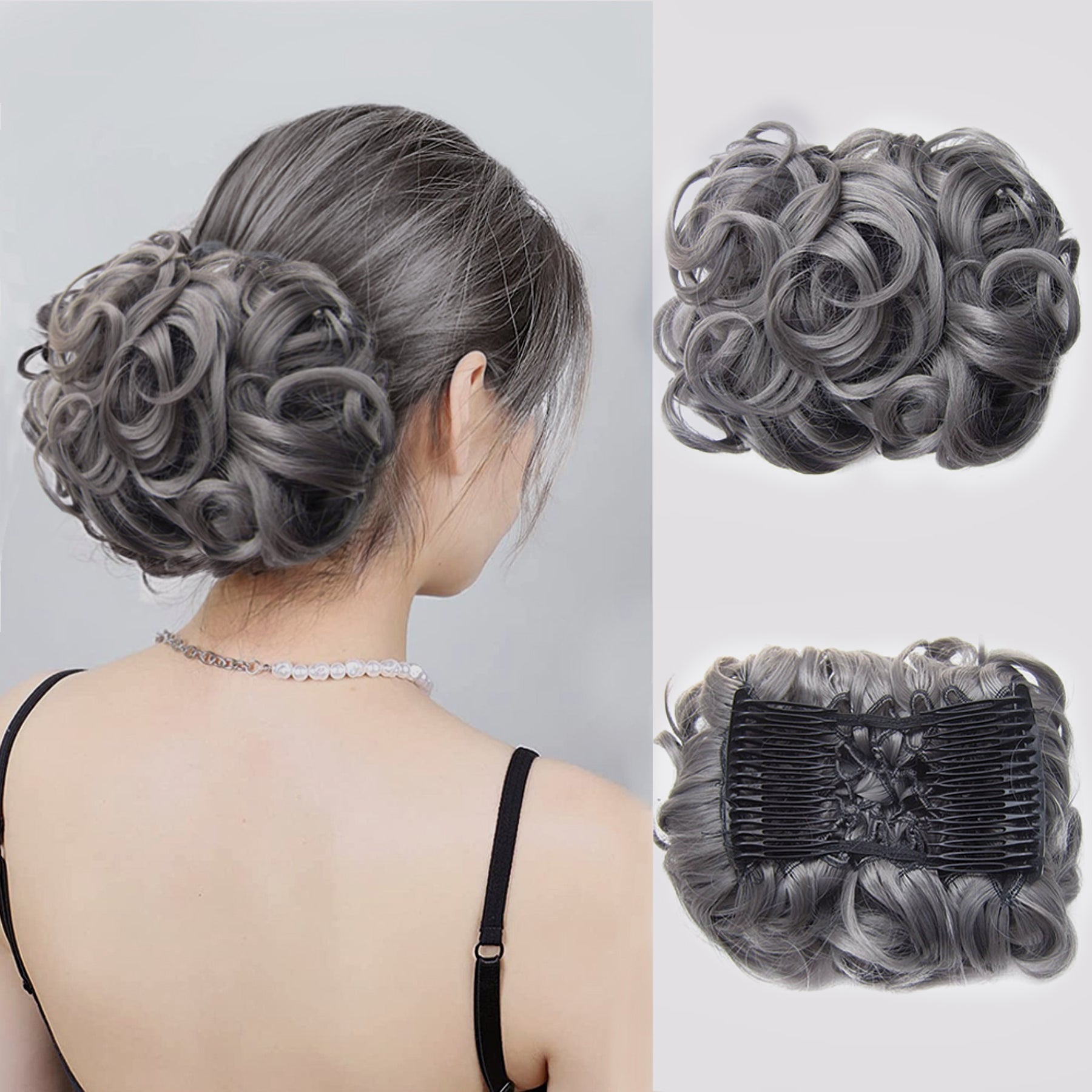 Koko Hair Tie | Elastyczna Nić, Wysokiej Jakości Syntetyczne Włosy 18