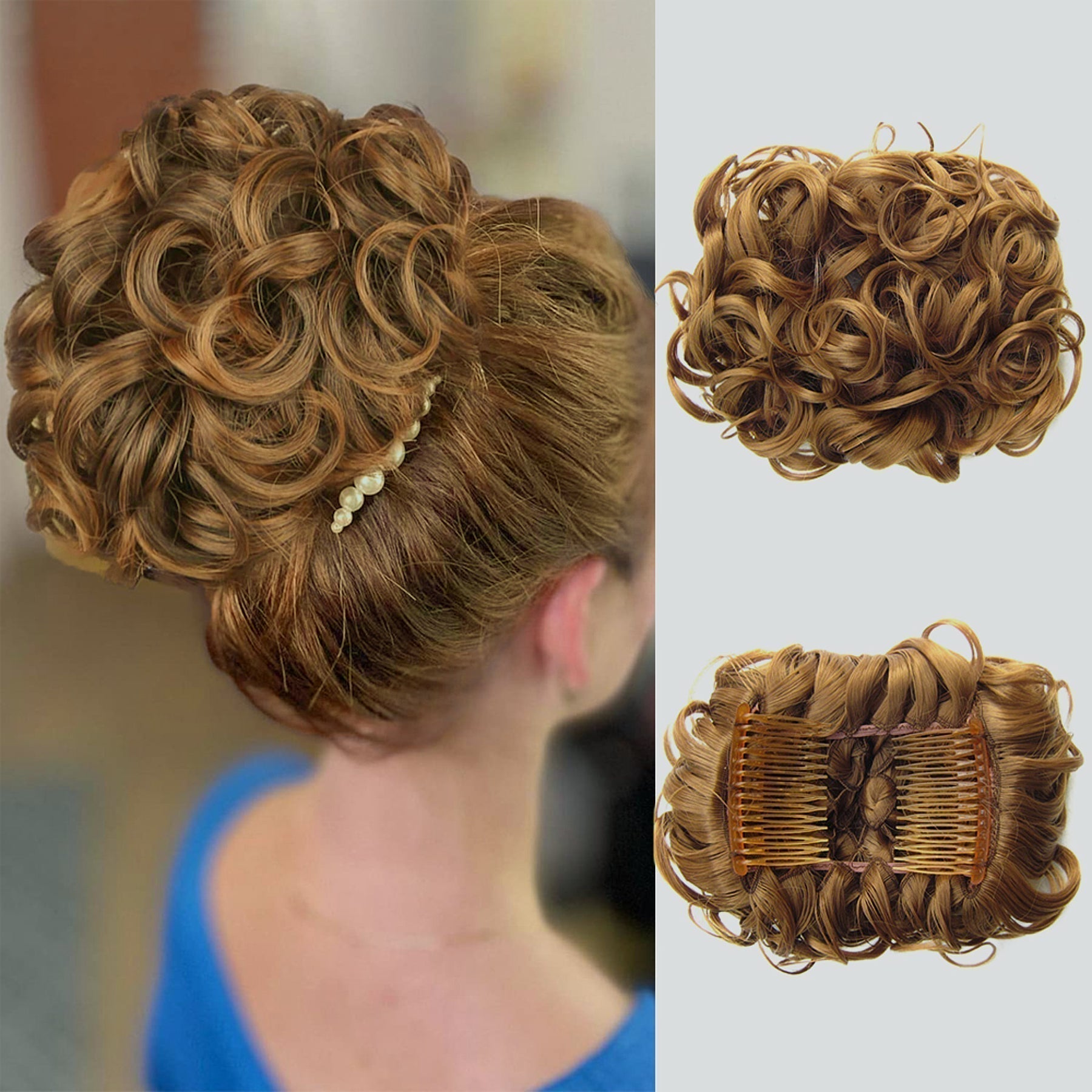 Koko Hair Tie | Elastyczna Nić, Wysokiej Jakości Syntetyczne Włosy 19