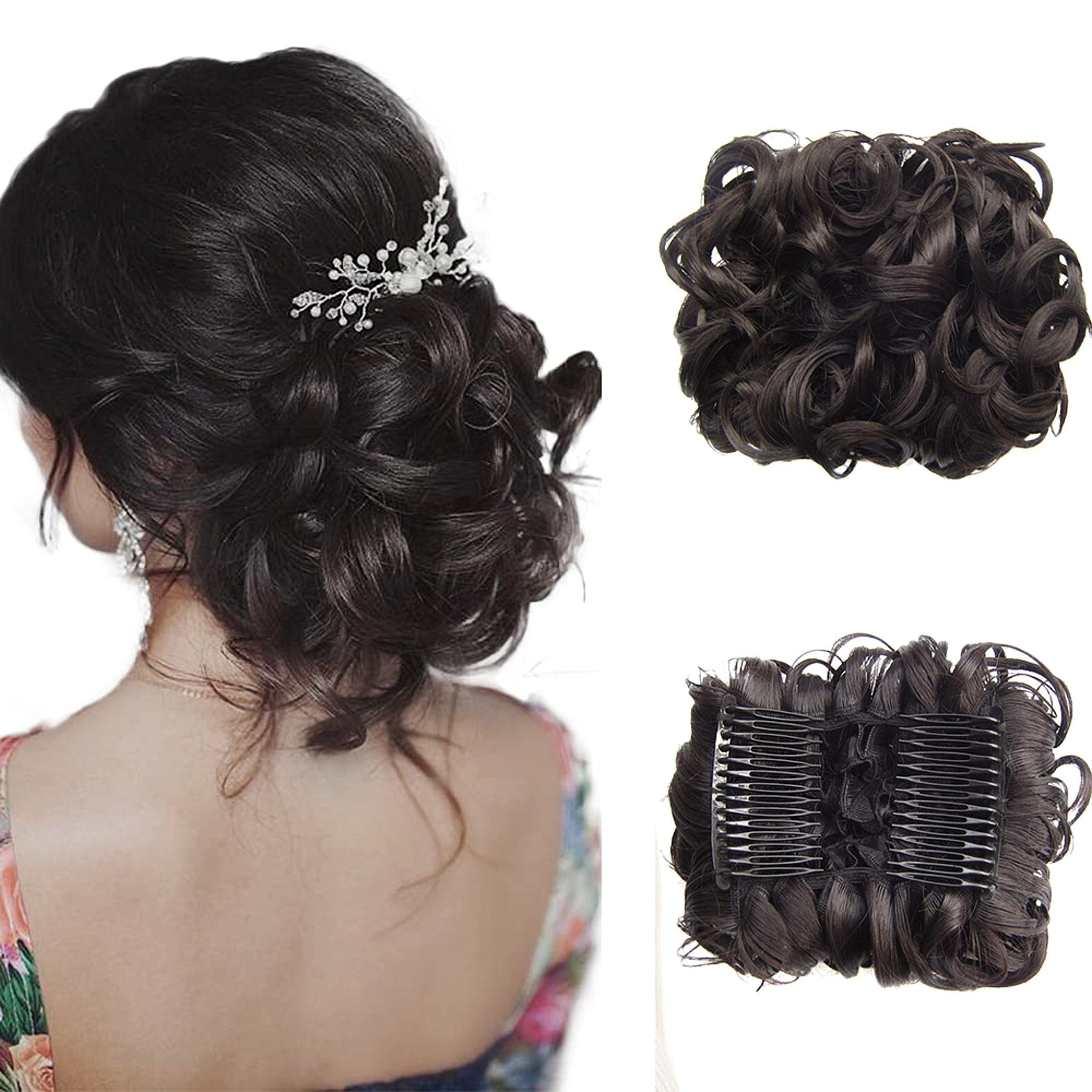 Koko Hair Tie | Elastyczna Nić, Wysokiej Jakości Syntetyczne Włosy 2
