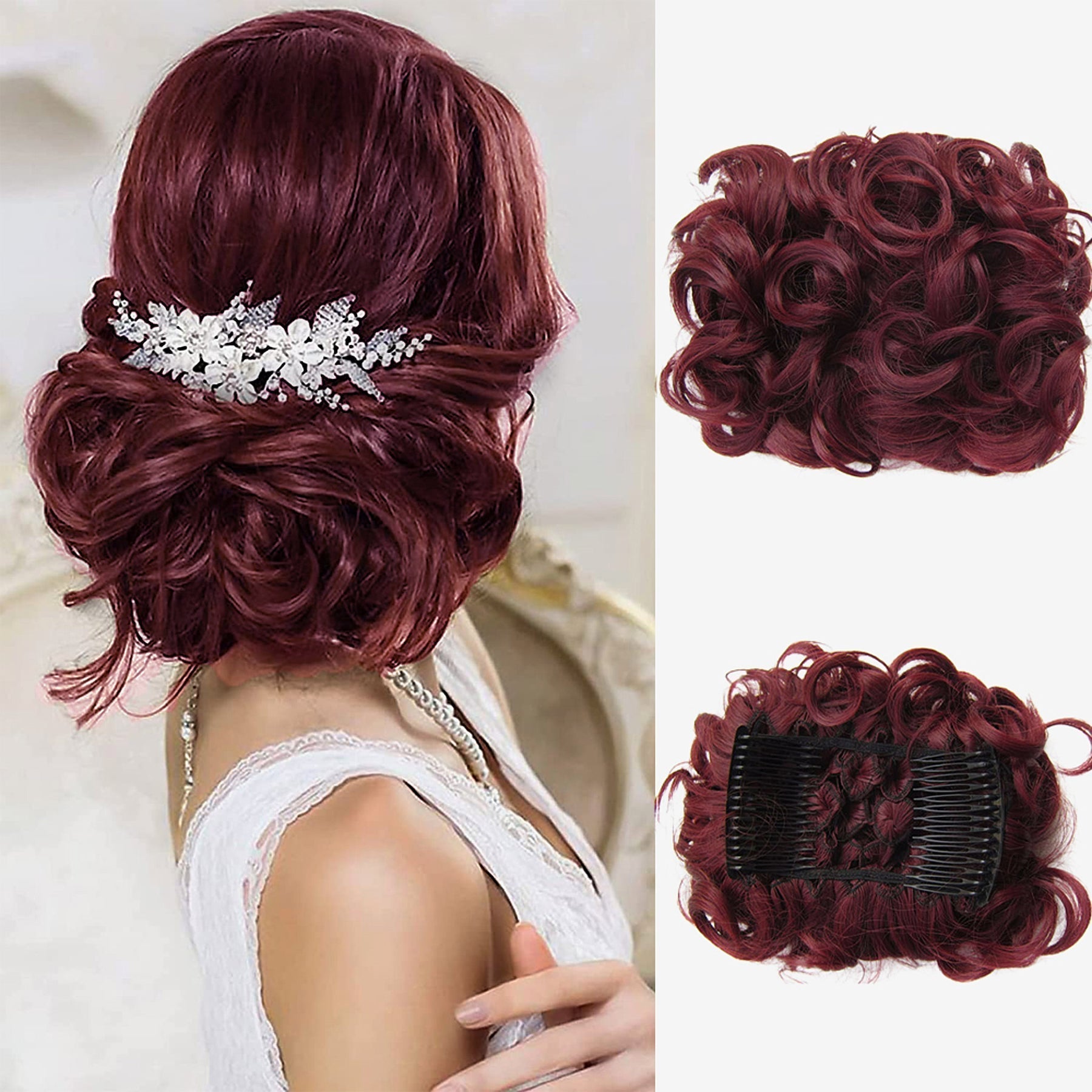Koko Hair Tie | Elastyczna Nić, Wysokiej Jakości Syntetyczne Włosy 22