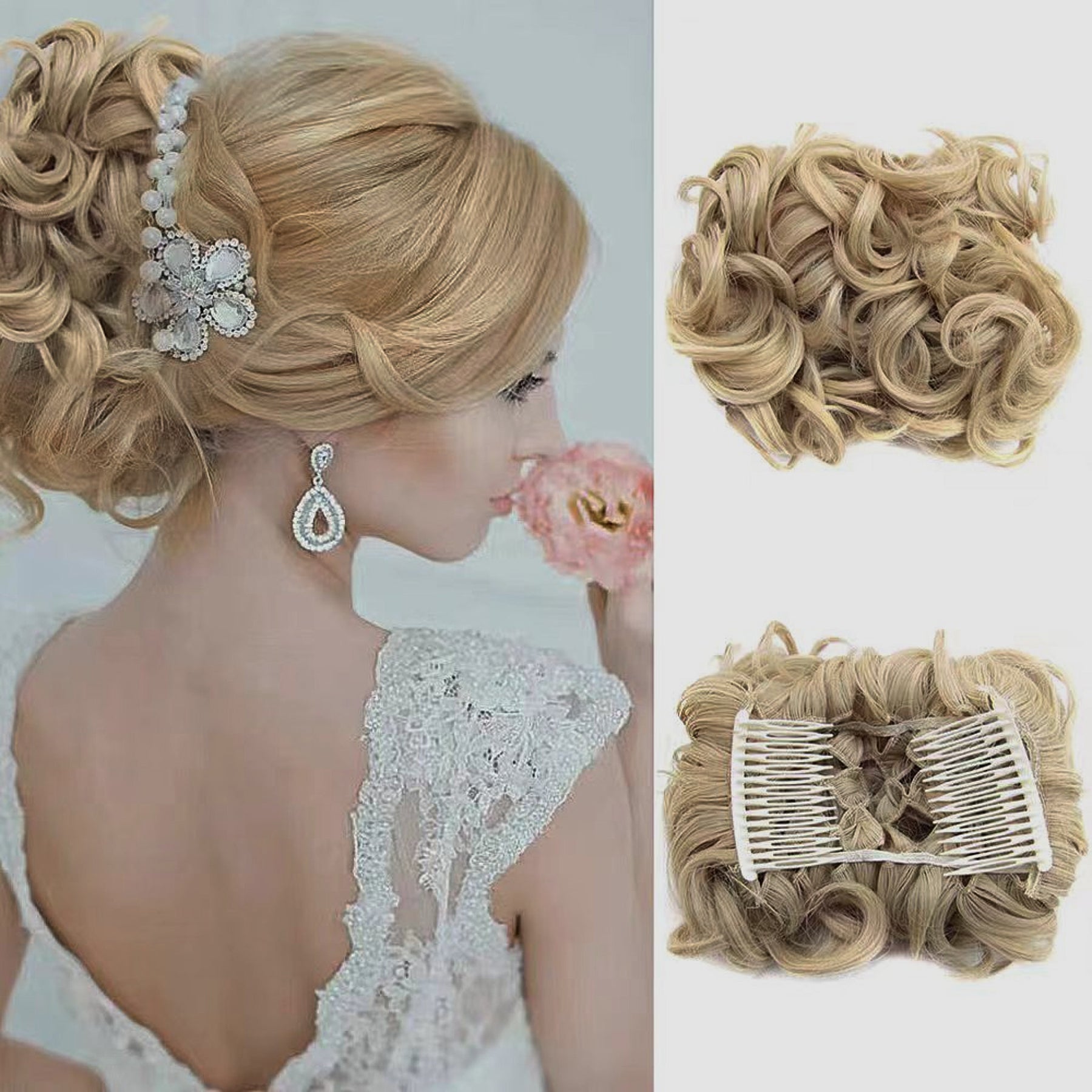 Koko Hair Tie | Elastyczna Nić, Wysokiej Jakości Syntetyczne Włosy 23
