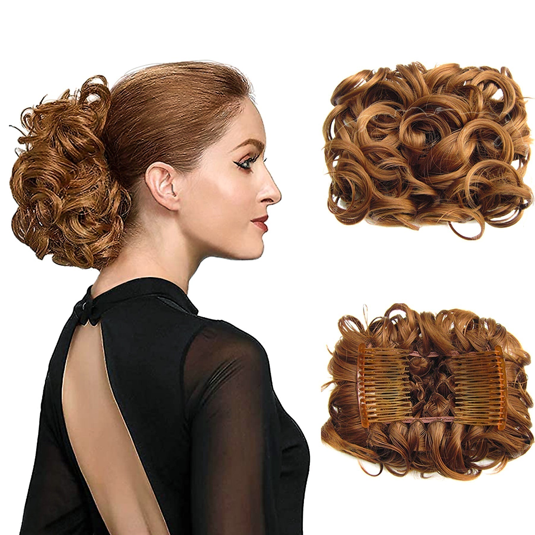 Koko Hair Tie | Elastyczna Nić, Wysokiej Jakości Syntetyczne Włosy 24