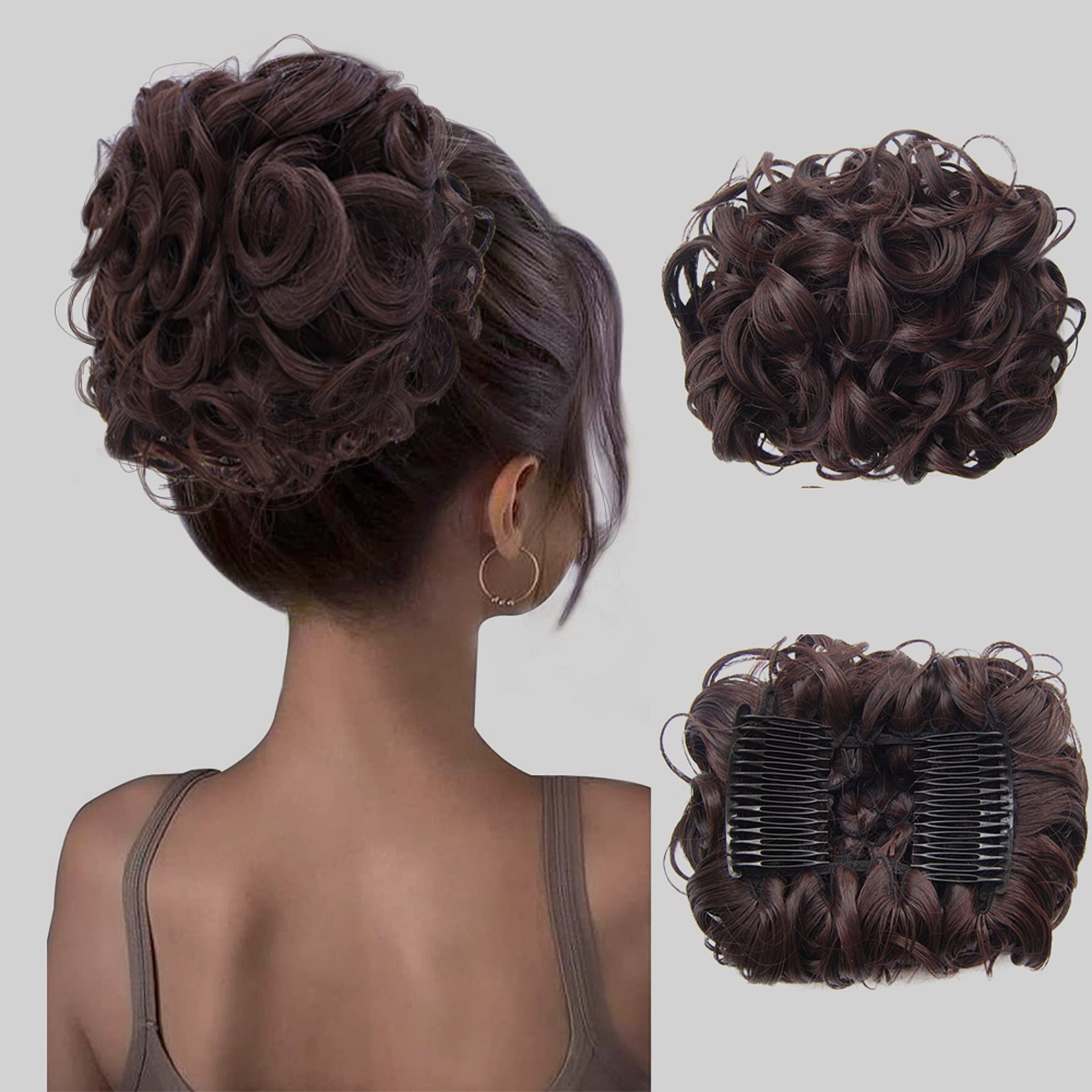 Koko Hair Tie | Elastyczna Nić, Wysokiej Jakości Syntetyczne Włosy 25
