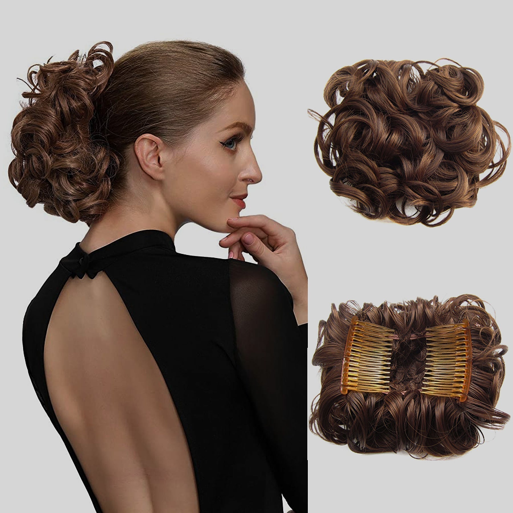 Koko Hair Tie | Elastyczna Nić, Wysokiej Jakości Syntetyczne Włosy 4