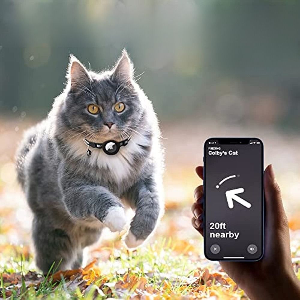 Kota Obroża GPS | Odblaskowa, Szybkie Zapięcie dla Kota 2
