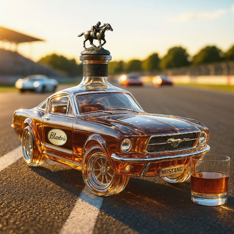 Mustang Karafka | Szklana, 320ml, Unikalny Design do Whisky 0