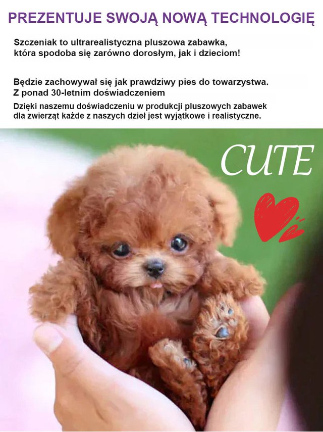 RoboPies Pluszowy | Realistyczny, Miękka Tkanina 1