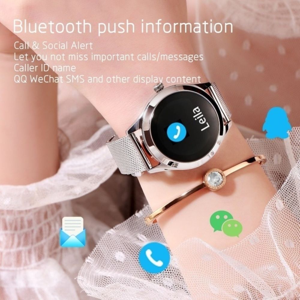 Smart Gold Zegarek Damski Smartwatch | Stal Nierdzewna, Wodoodporny, Monitorowanie Aktywności 5