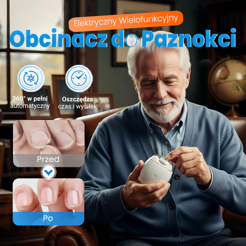 Uroda Elektryczny Pilnik do Paznokci | Automatyczny, Uniwersalny dla Dorosłych i Dzieci 1
