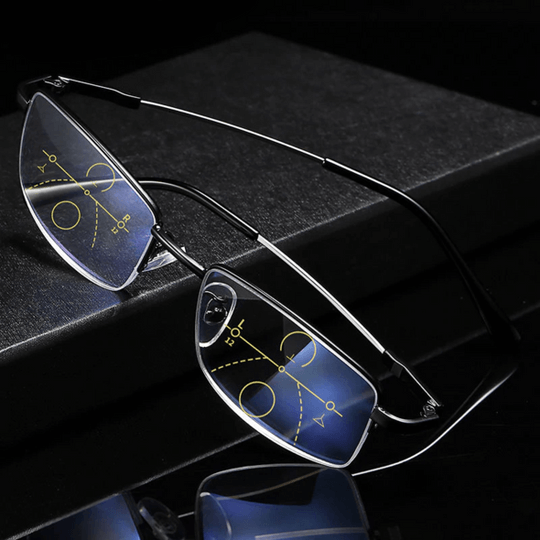 Viseon Progresywne Okulary | Automatyczna Regulacja, Lekka Rama 0