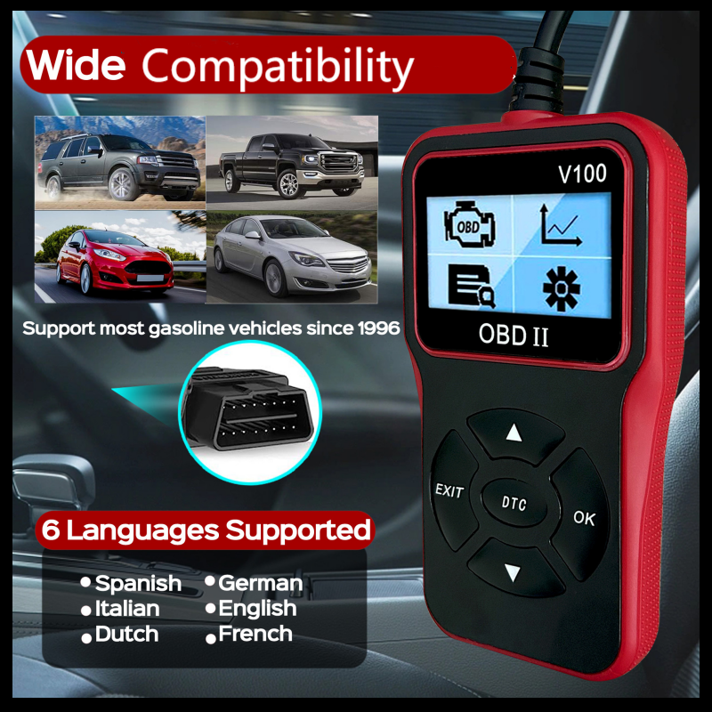 Wizor Diagnostyczny OBD II | Szybka Diagnostyka, Szeroka Kompatybilność 2